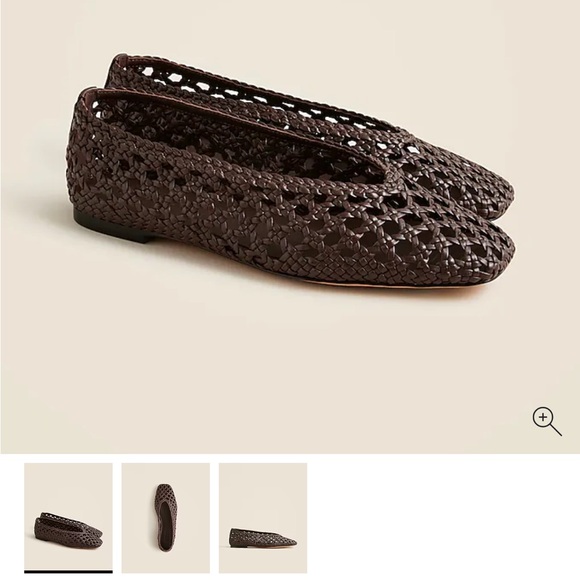 J. Crew Brown Woven Flats - Picture 3 of 7